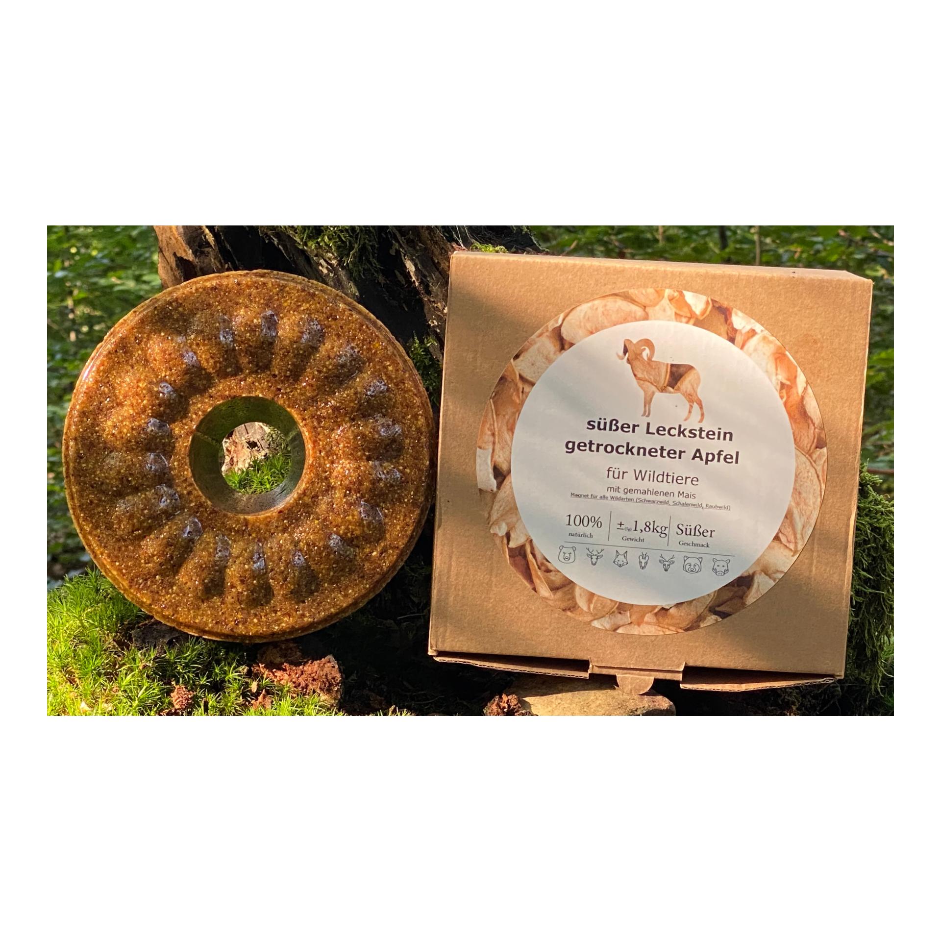 Leckstein süßer Apfel (getrockneter Apfel)