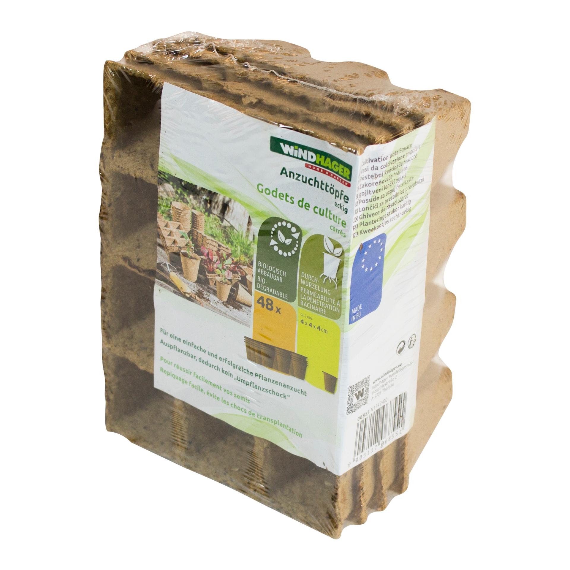 Anzuchttöpfe - eckig