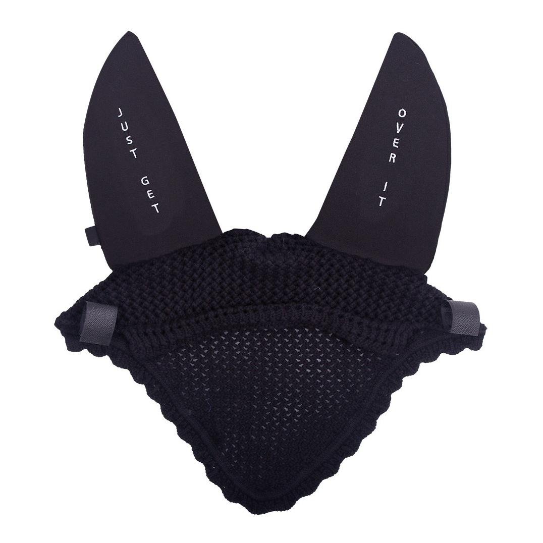 Image of QHP Ohrengarn "Just get over it" - schwarz bei Hauptner.ch