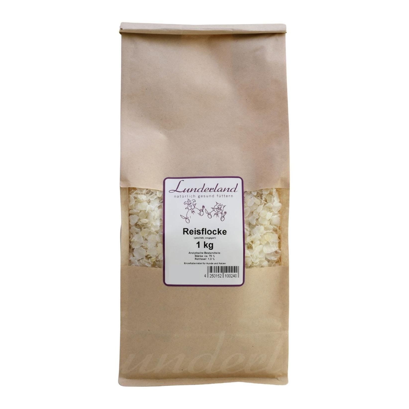 Reisflocke vorgegart, geschält