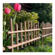 Lattenzaunelement klein