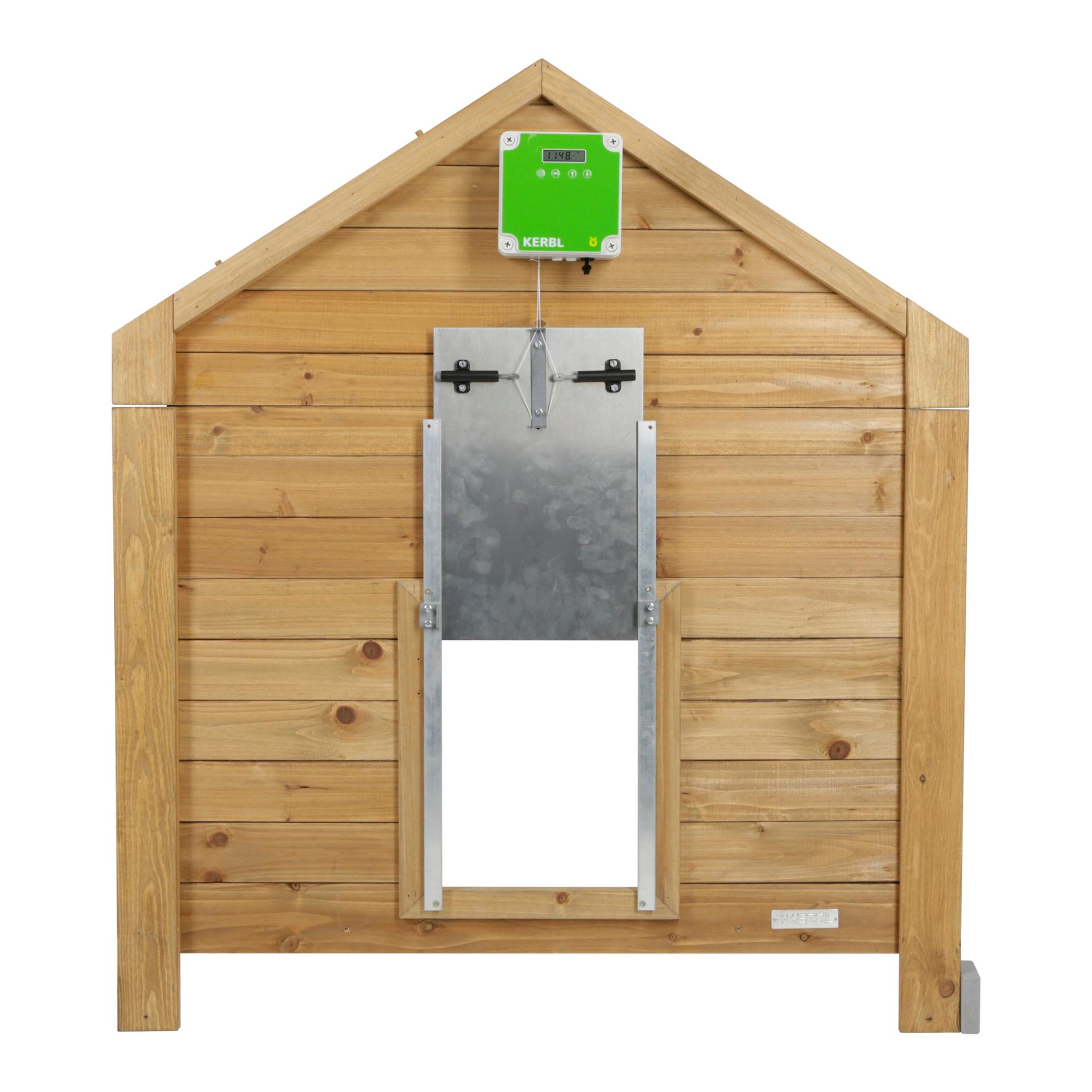 Selbstverriegelung für automatische Hühnertür