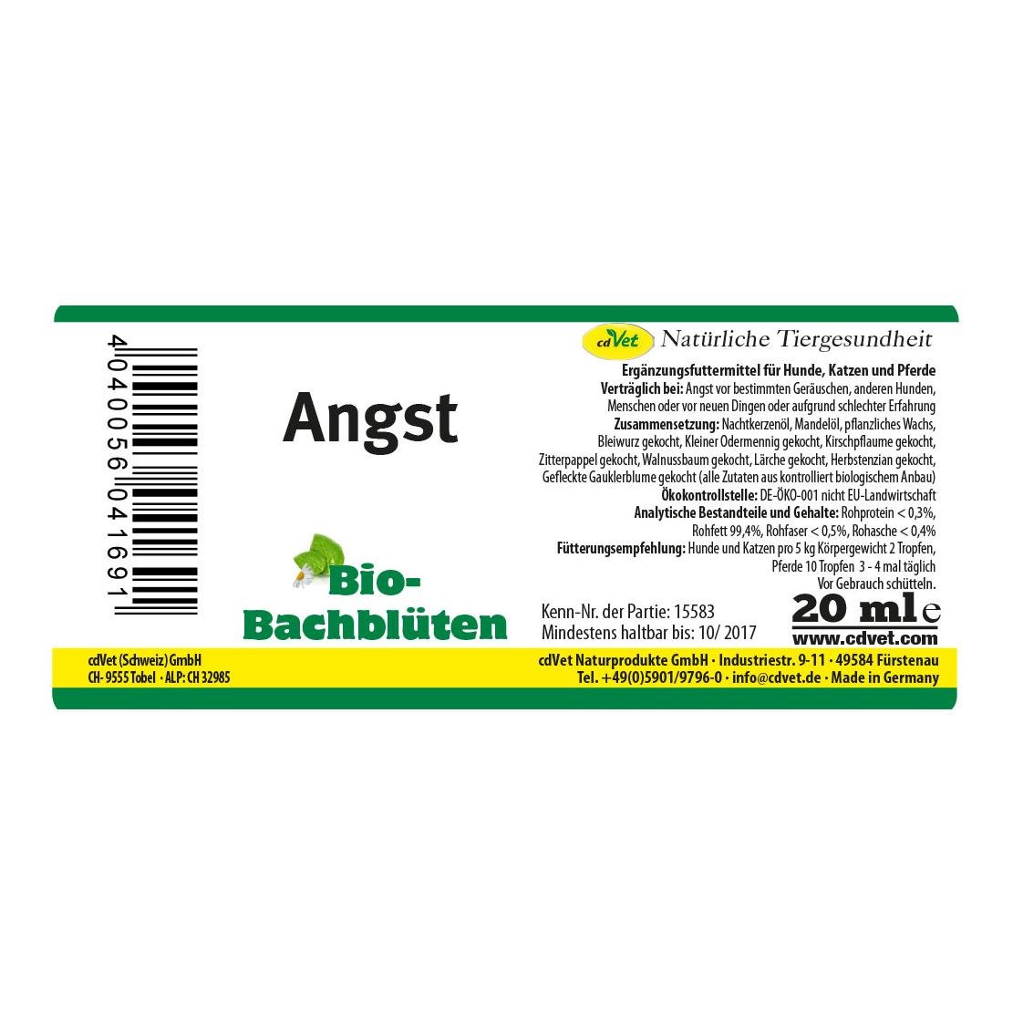 Bio-Bachblüten Angst