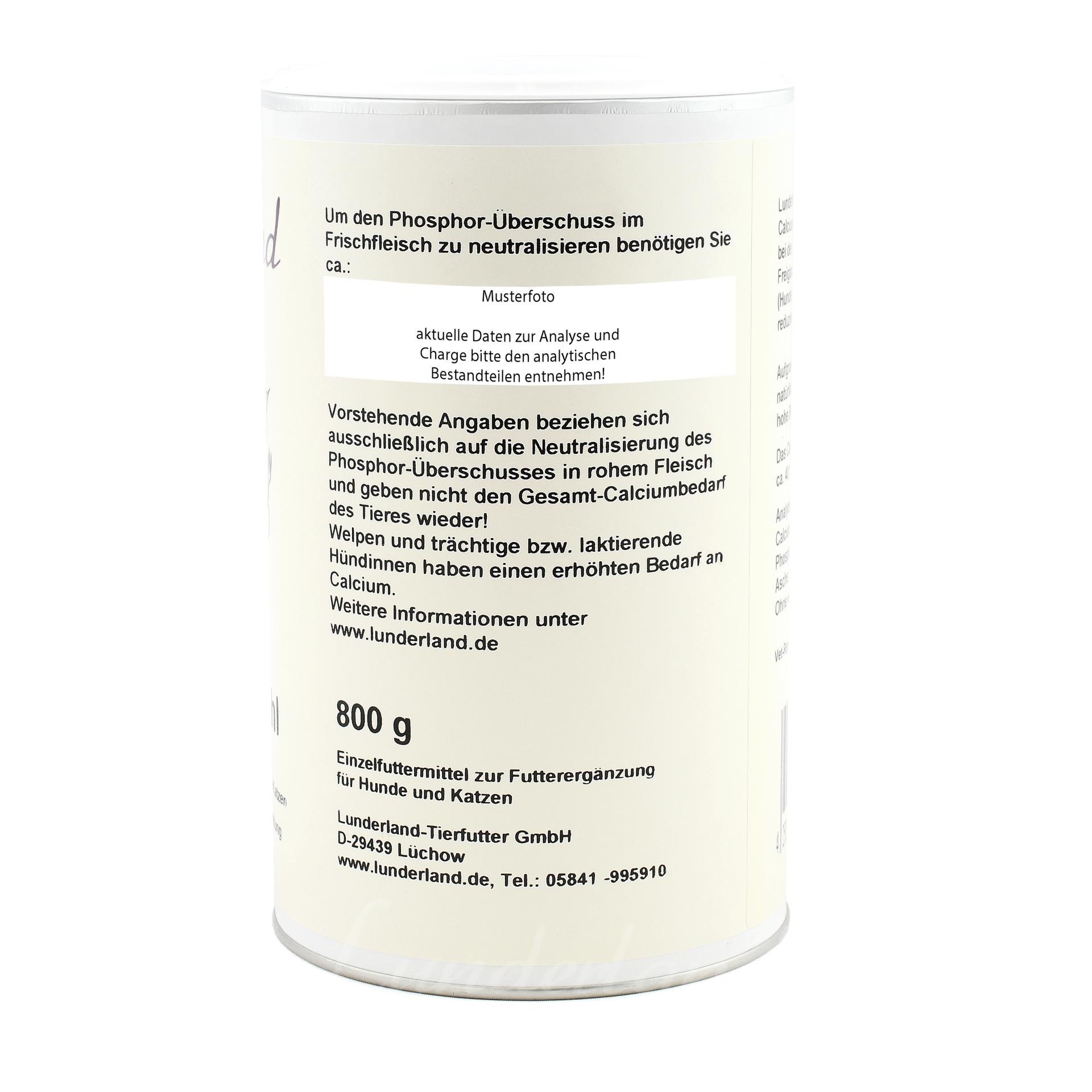 Bio-Eierschalenpulver Ergänzungsfutter