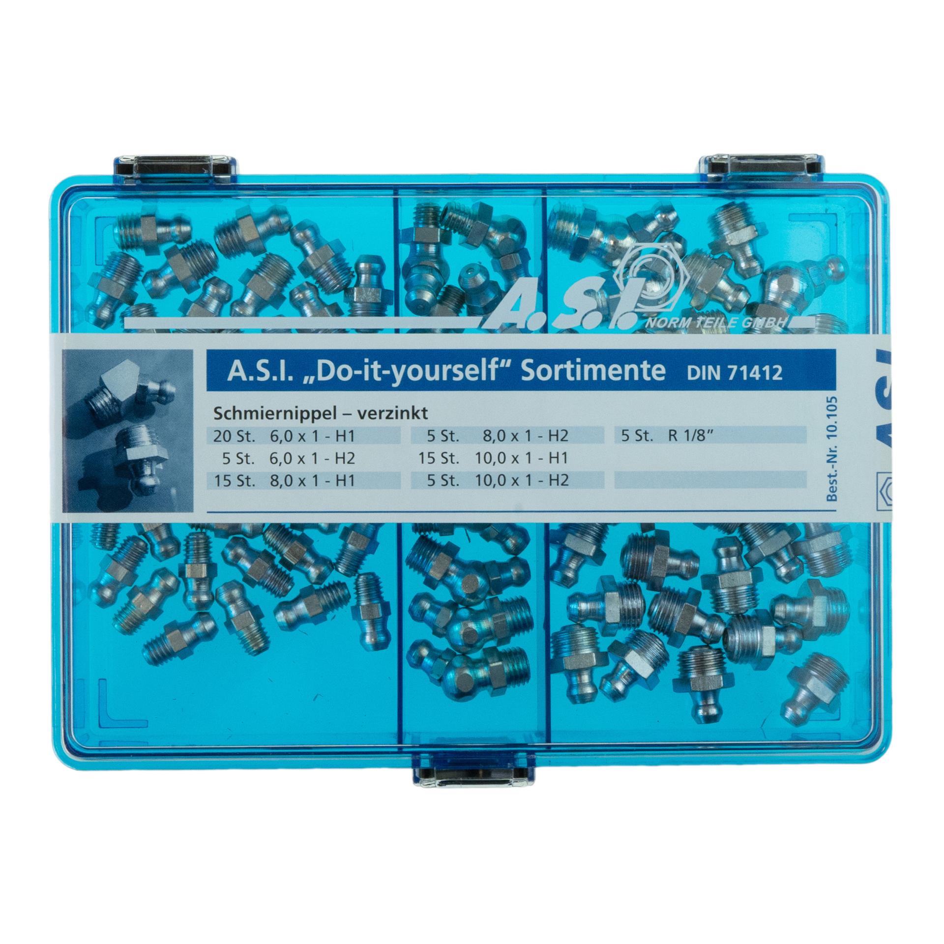 Sortiment Schmiernippel