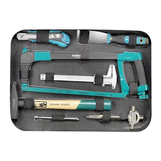 ABS-Werkzeug-Koffer "PRO CHROME 152" P