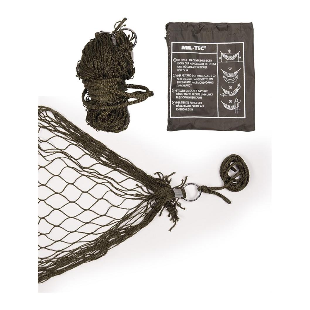Mini-Hängematte mit Packsack - oliv