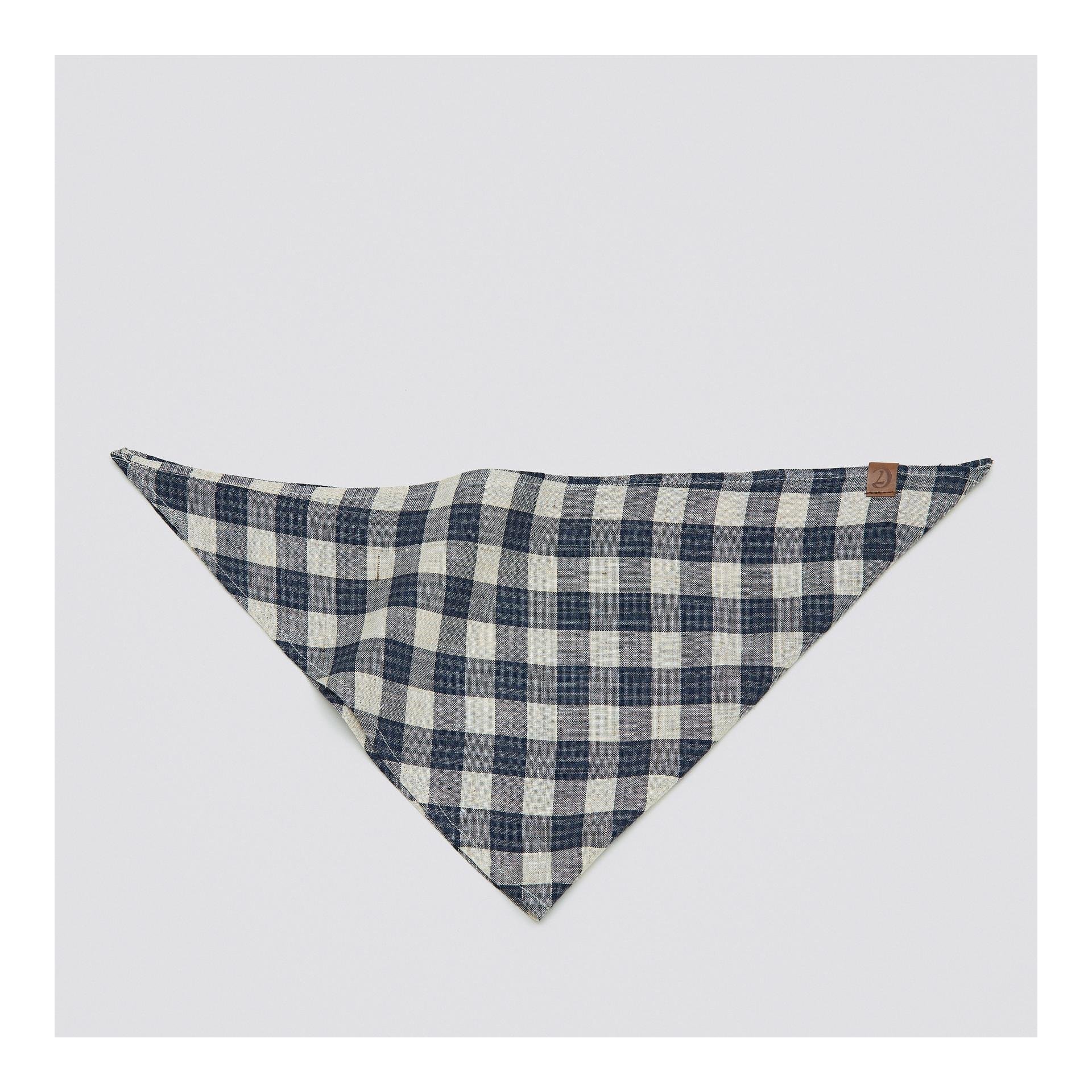 Bandana Check - blau / beige
