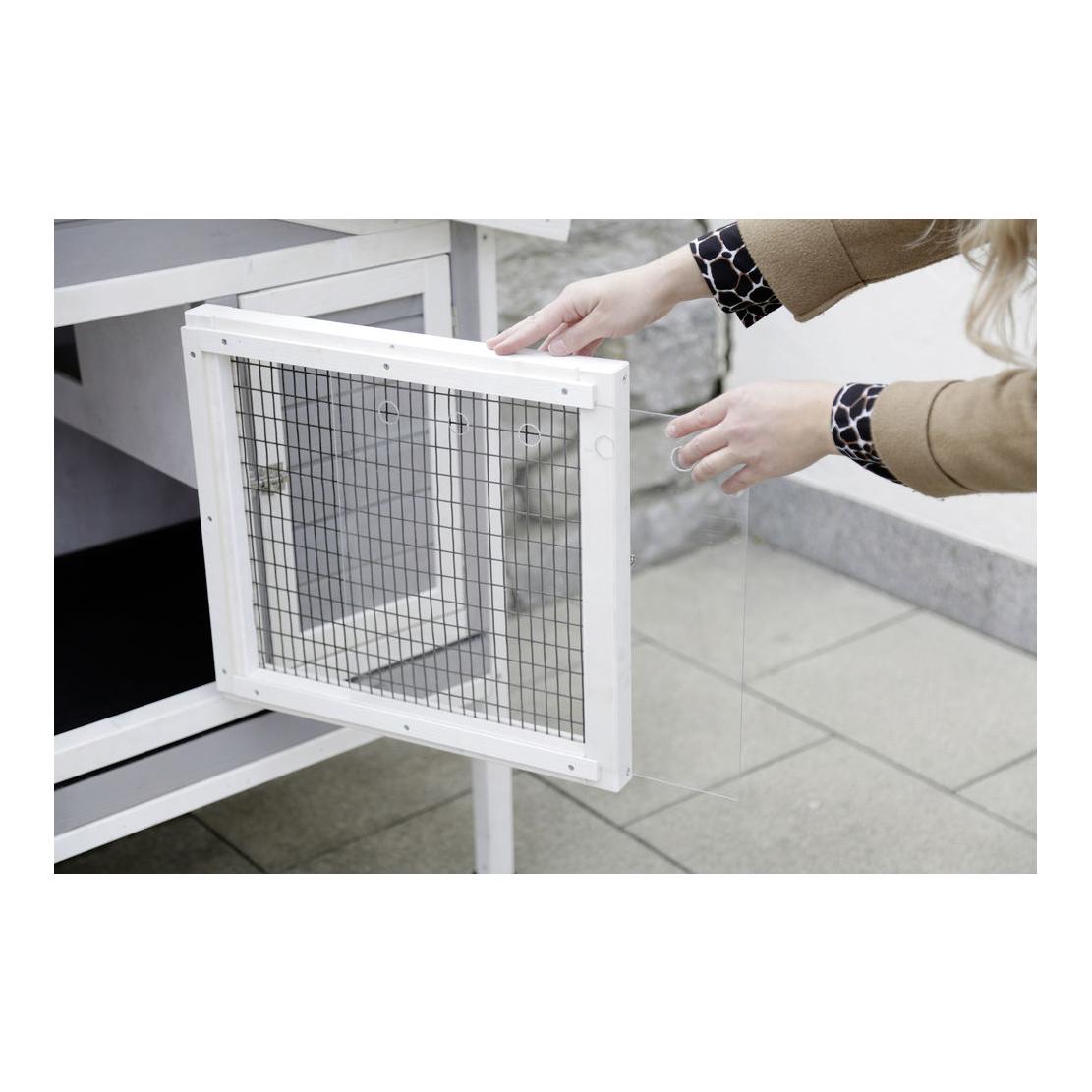 Nagerstall 4-Season Superior - grau/weiss