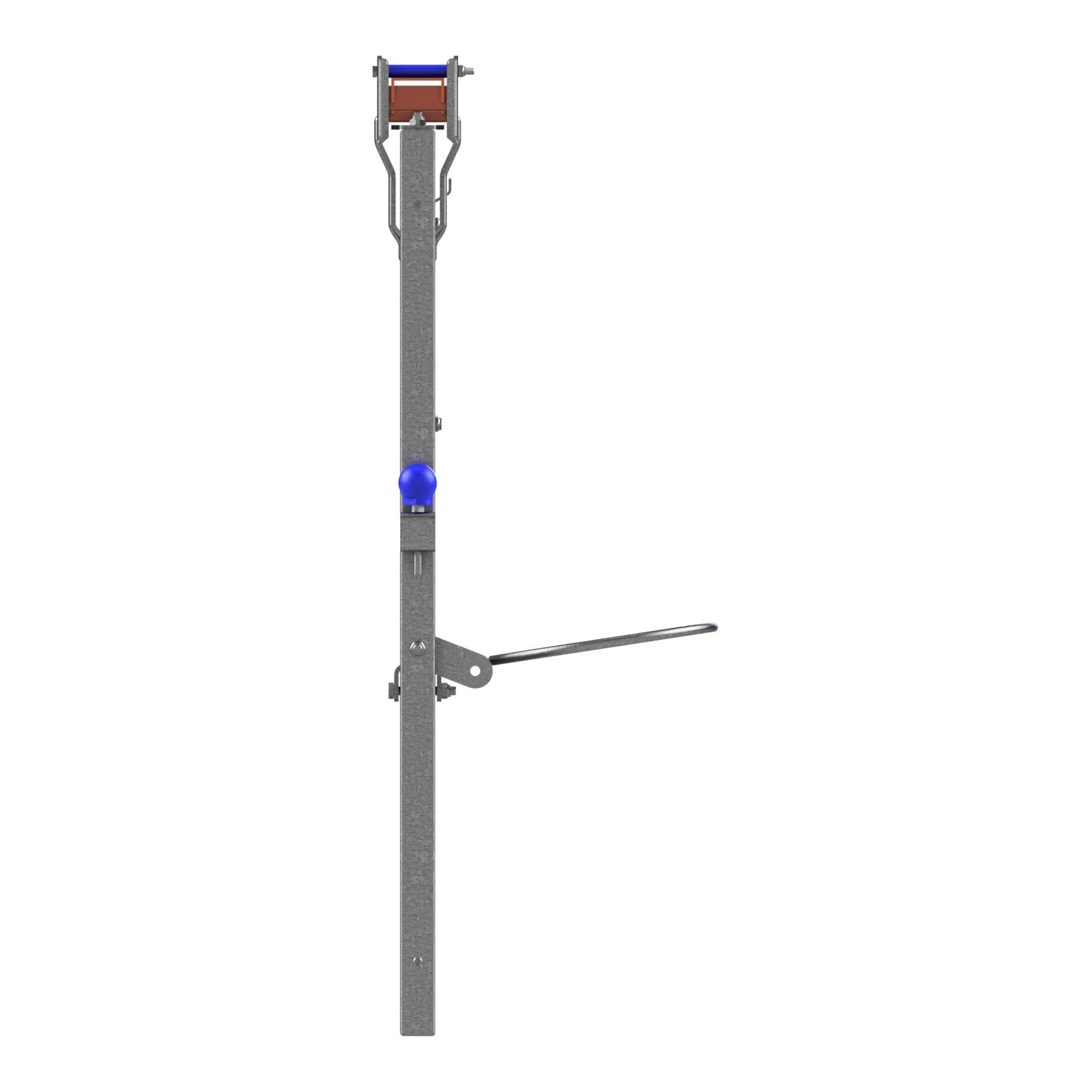 Kälberbox: Frontelement mit Eimerhalter Ø 260 mm