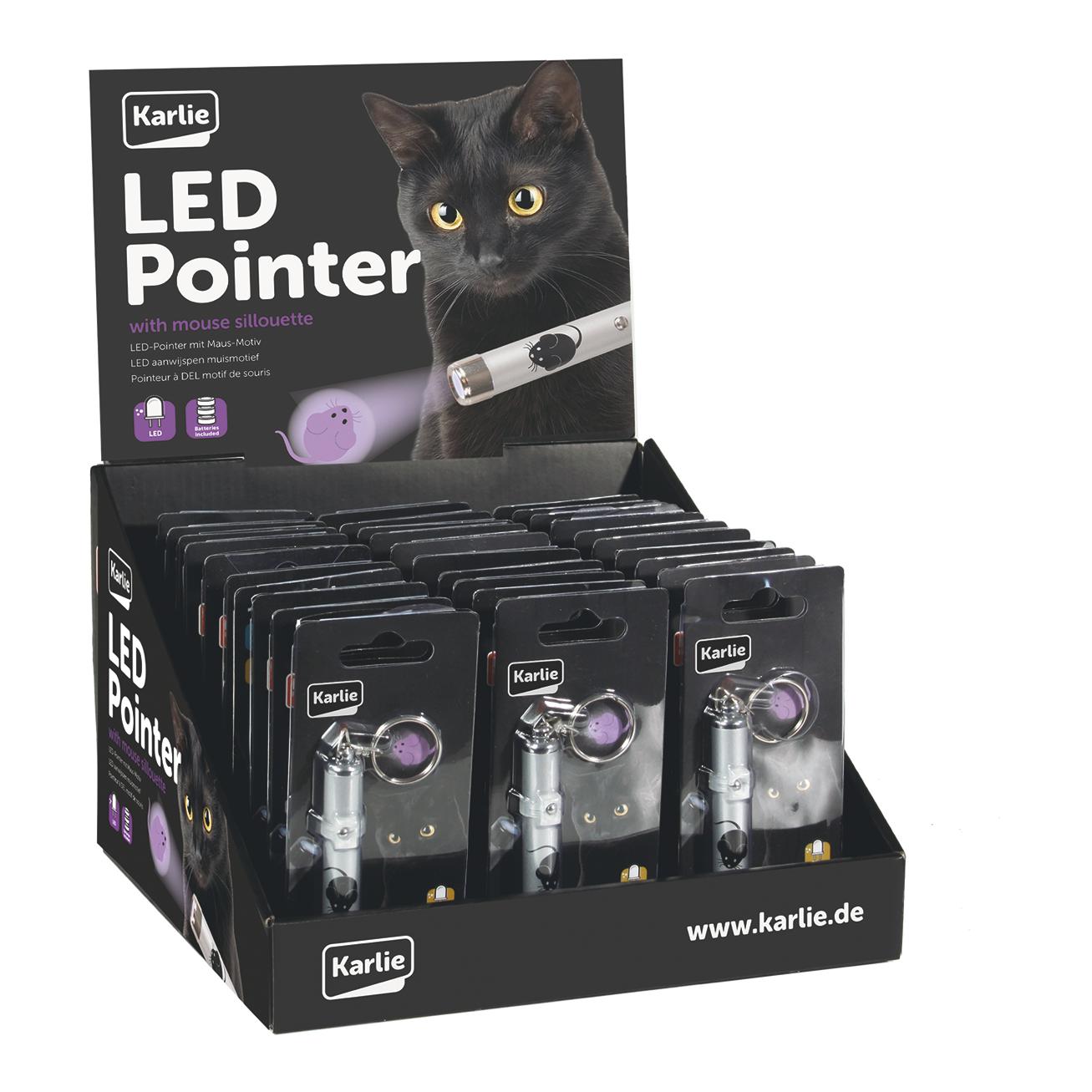 Display LED Pointer mit Maus-Motiv