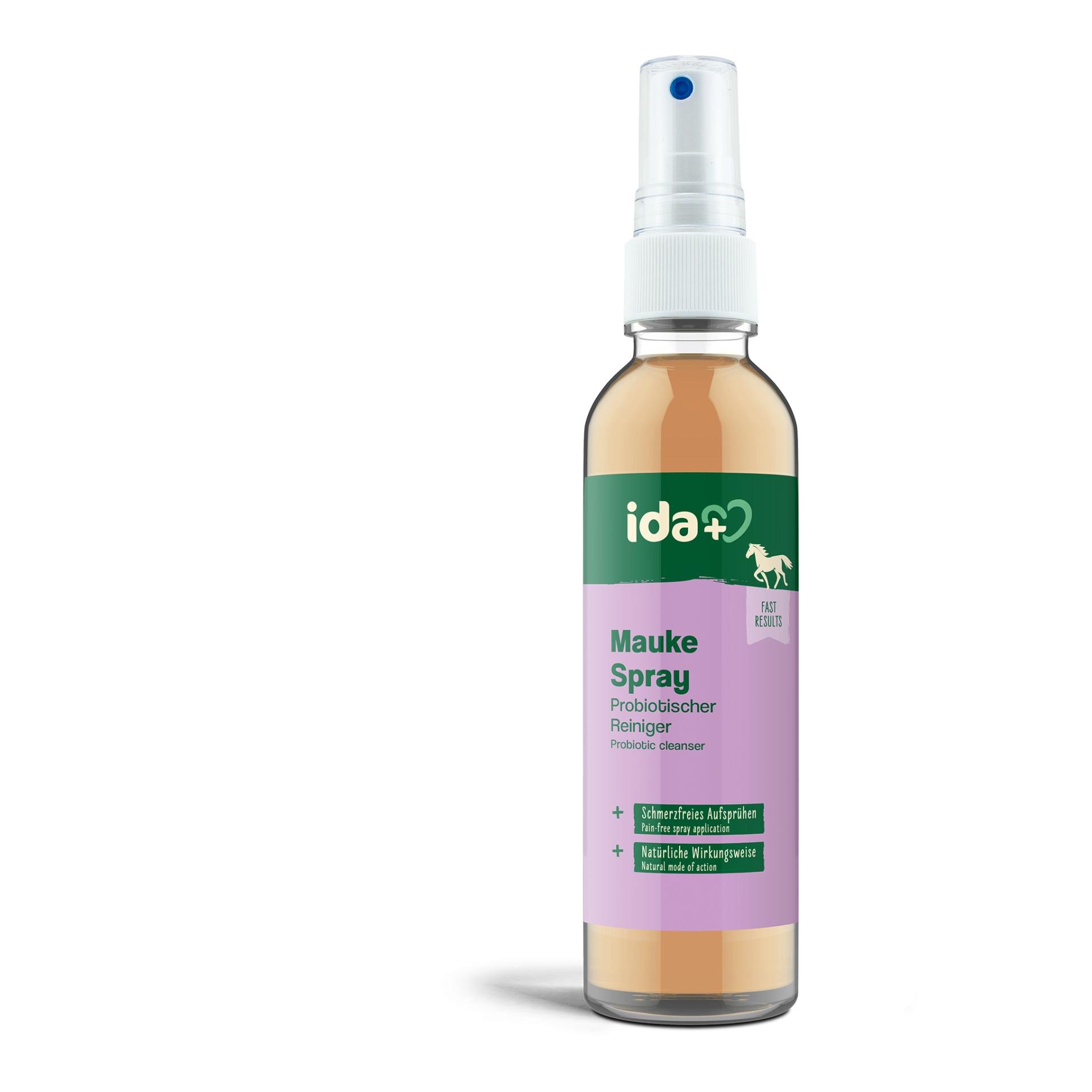 IdaPlus Mauke Spray für Pferde - schnelle Hilfe bei Mauke, Strahlfäule & Ekzemen 