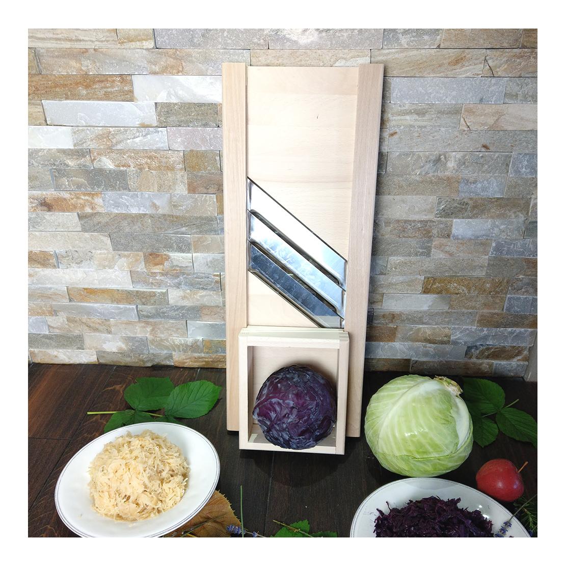 Krauthobel mit Edelstahl-Klingen 