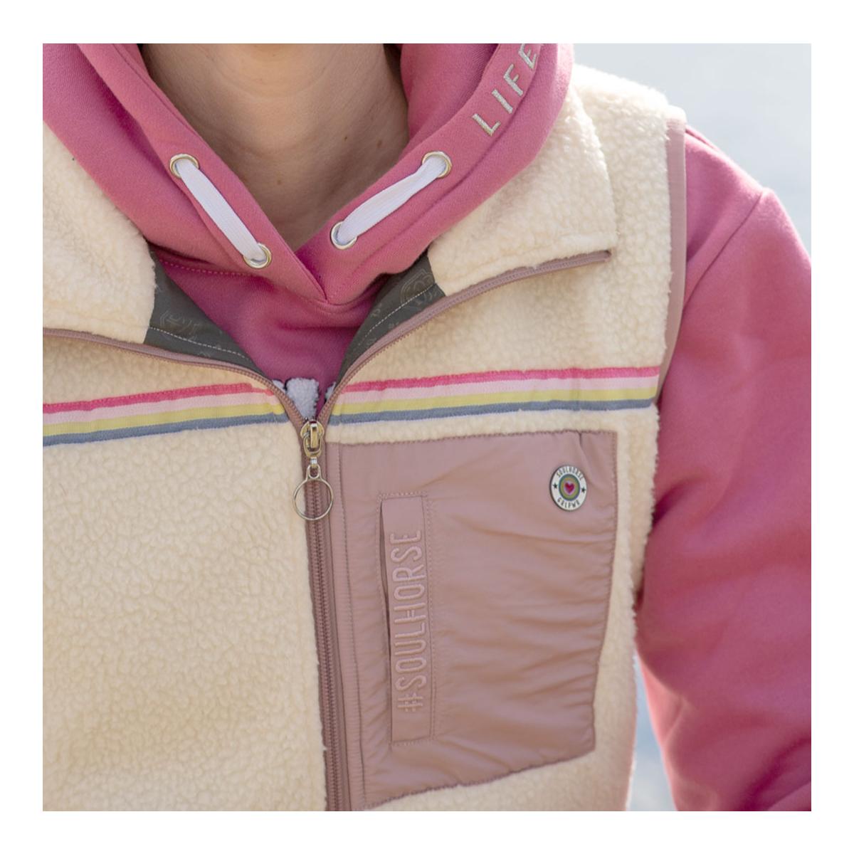 Teddyfleece Weste Rainbow Unicorn