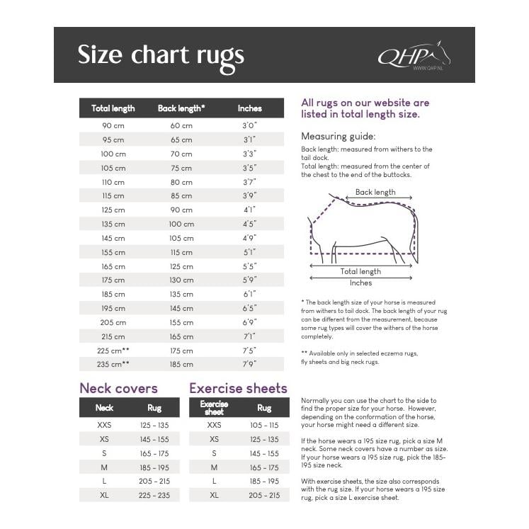 QHP Couverture anti-dermite pour islandais - brun