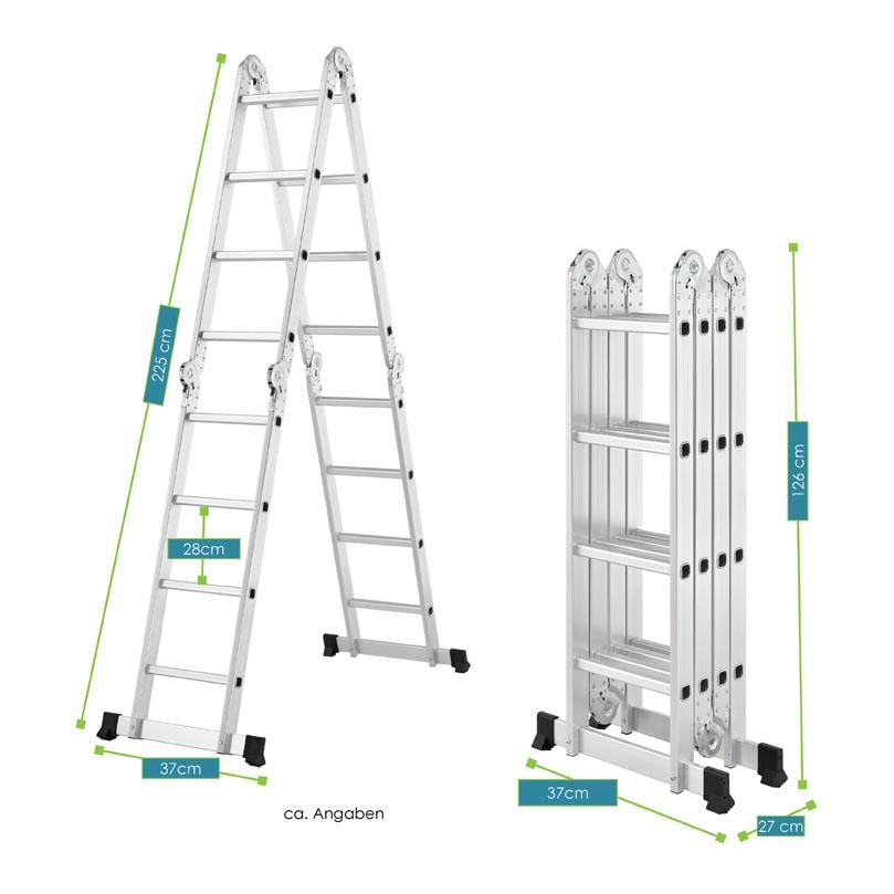 Multileiter aus Alu 4.7 Meter