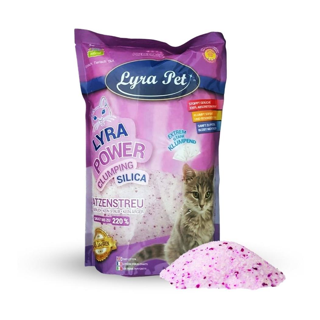 Lyra Power Silica Silicate Litière agglomérante pour chats