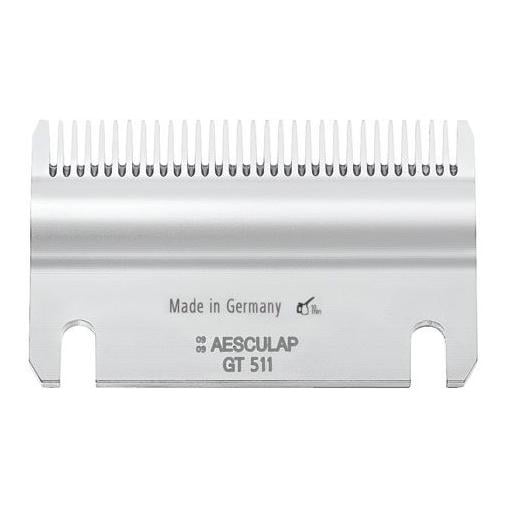 Image of Aesculap Schermesser Econom - Untermesser mit 31 Zähnen für sehr feine, glatte Schur - Silber - bei Hauptner.ch