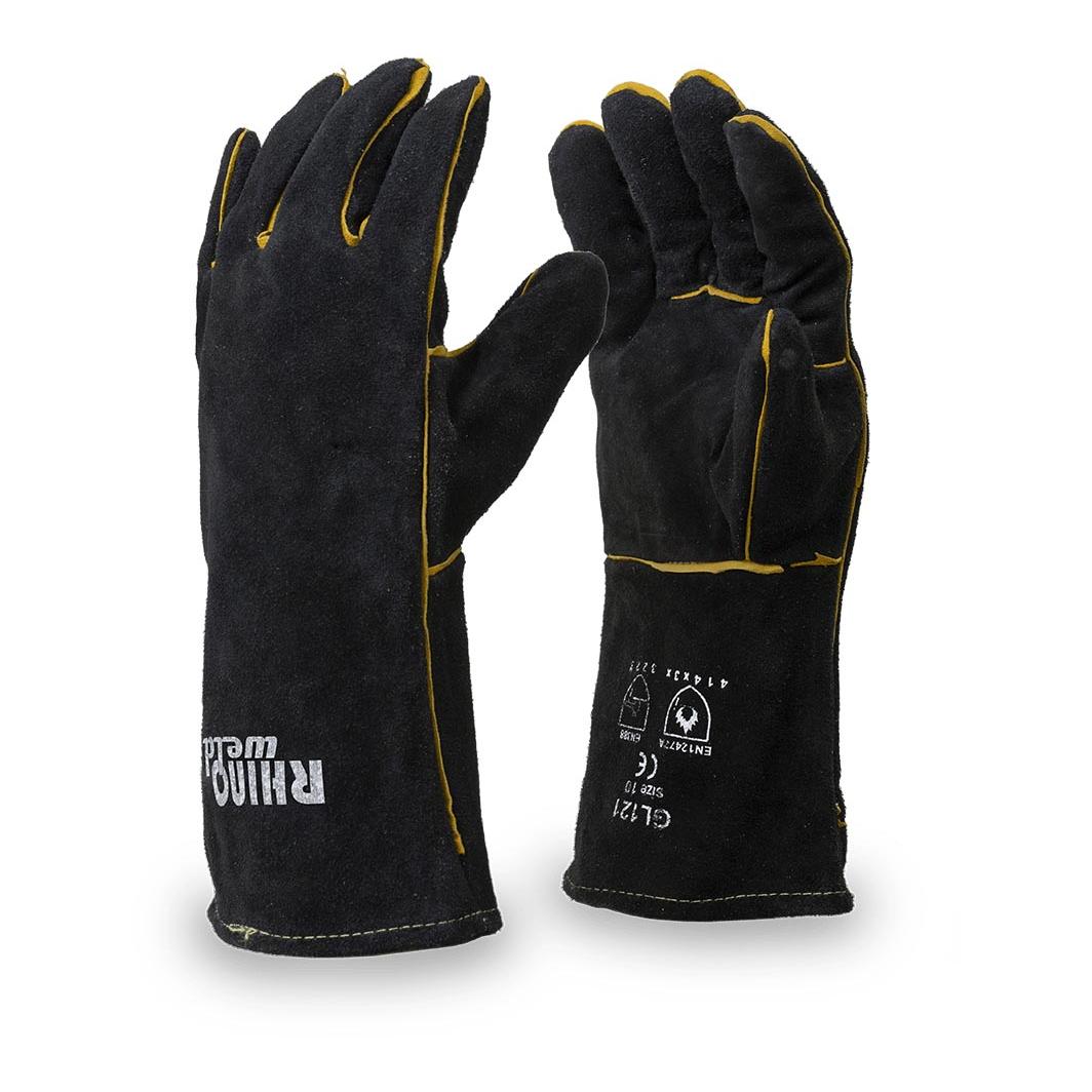 Rindspaltleder-Schweisserhandschuh