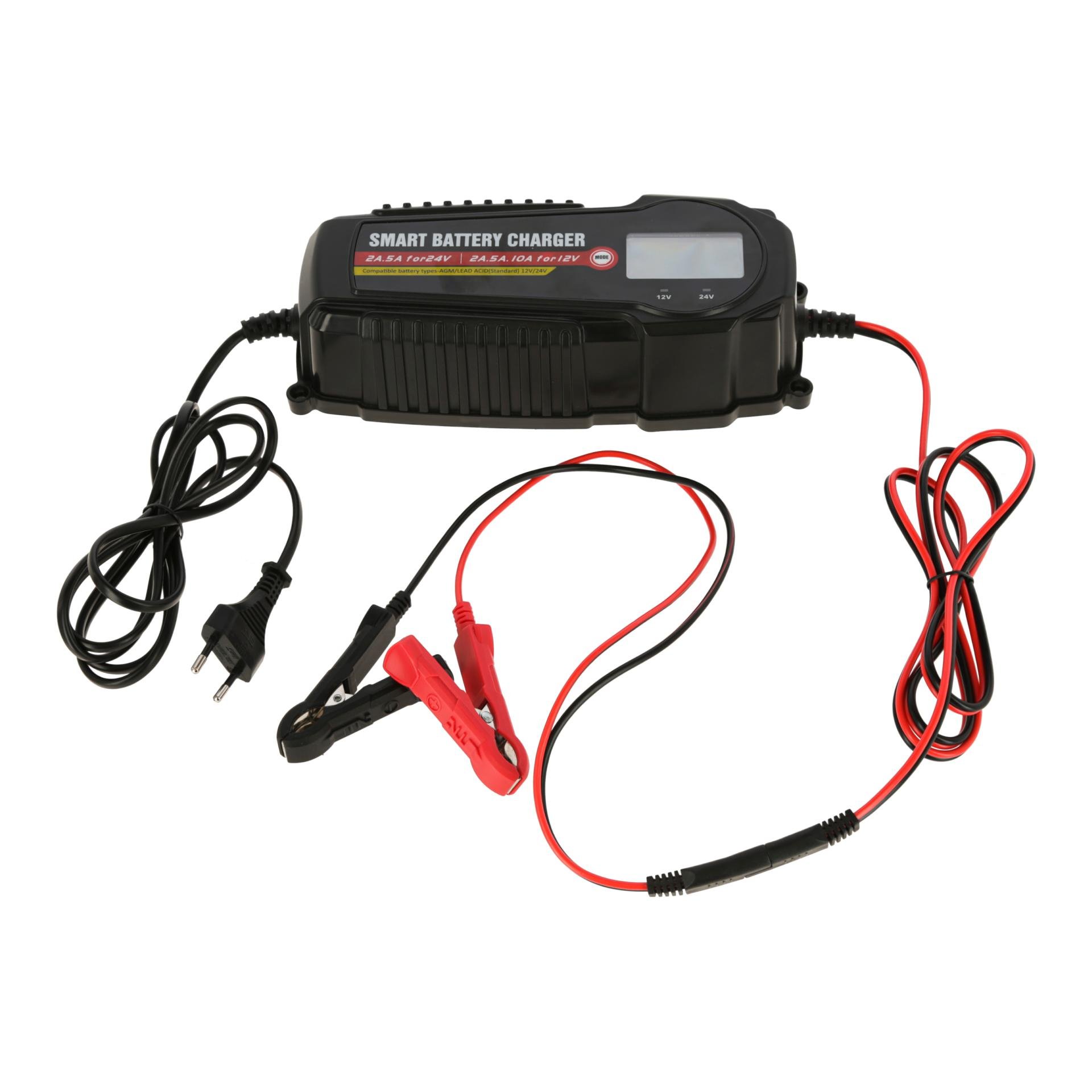 Ladegerät für 12 V mit LCD Display