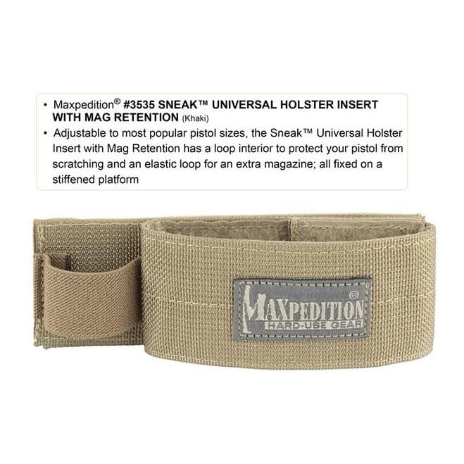 SNEAK™ Universal Holster Insert mit MAG Halterung - Khaki