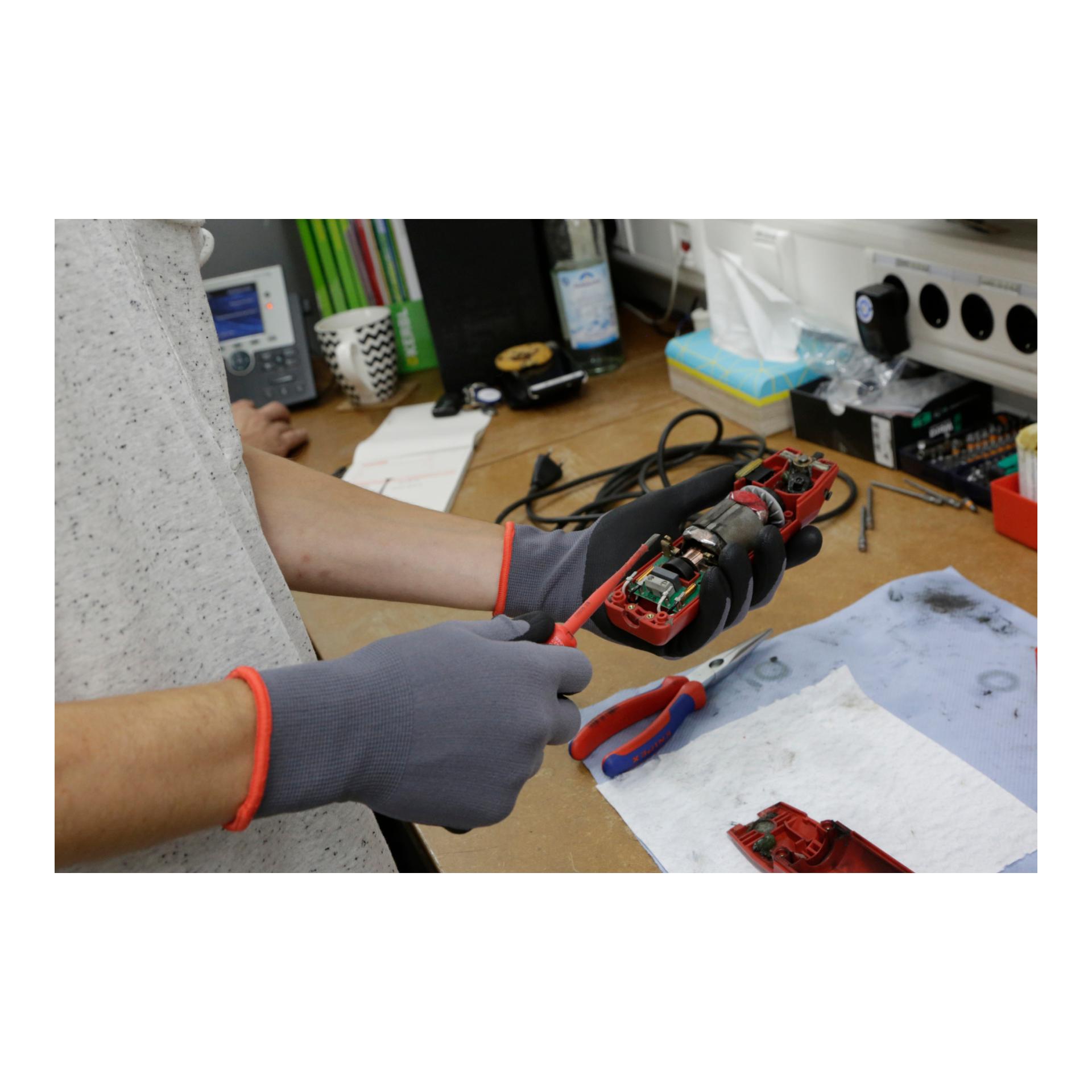 Arbeitshandschuh Premium Basic - grau