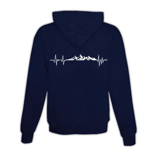 Hoodie mit Zipper Mountain Unisex