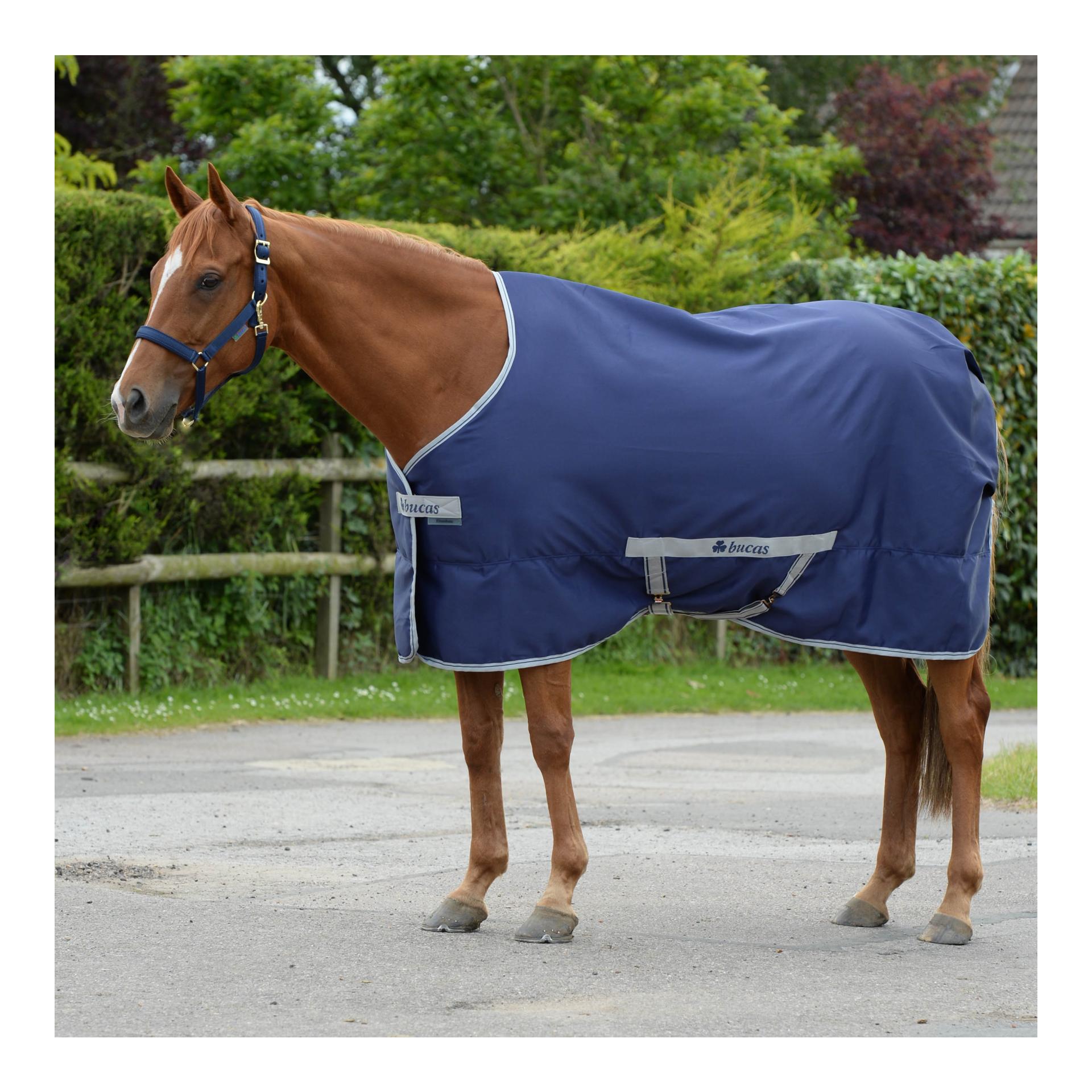 Stalldecke Freedom Twill Sheet 0g - navy/silber