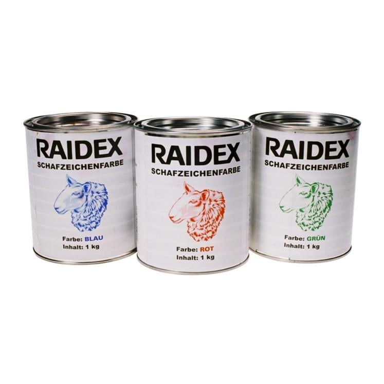 Image of RAIDEX «Si-Ro-Mark»-Schafzeichnungsfarbe - 1 Liter - grün - GrünGrün - bei Hauptner.ch