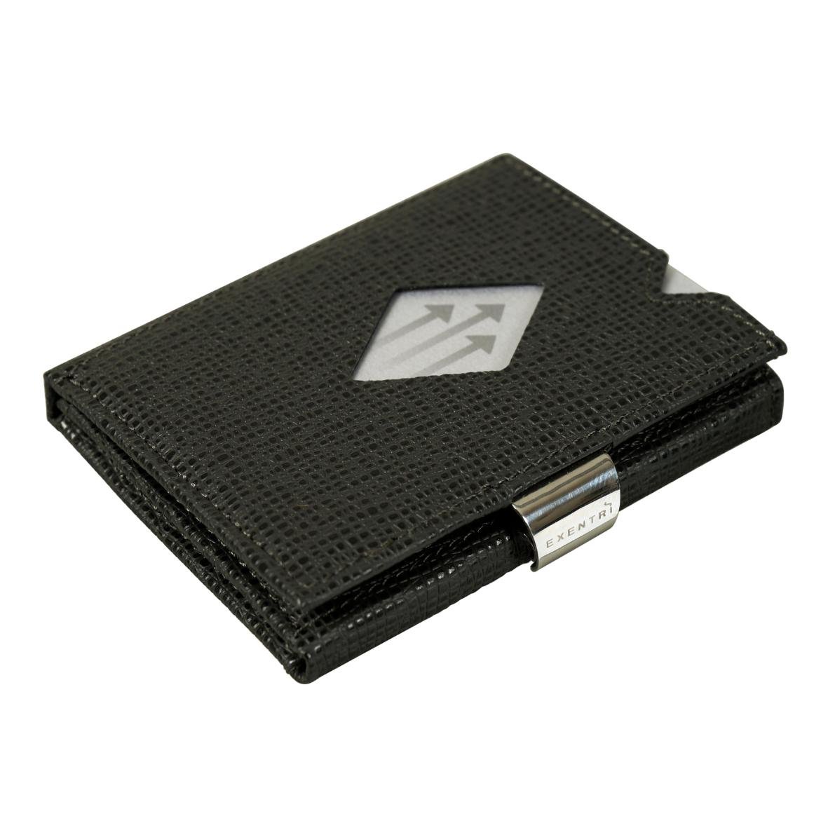 Image of Exentri Black Mosaic Wallet, Leder, RFID - schwarz bei Hauptner.ch
