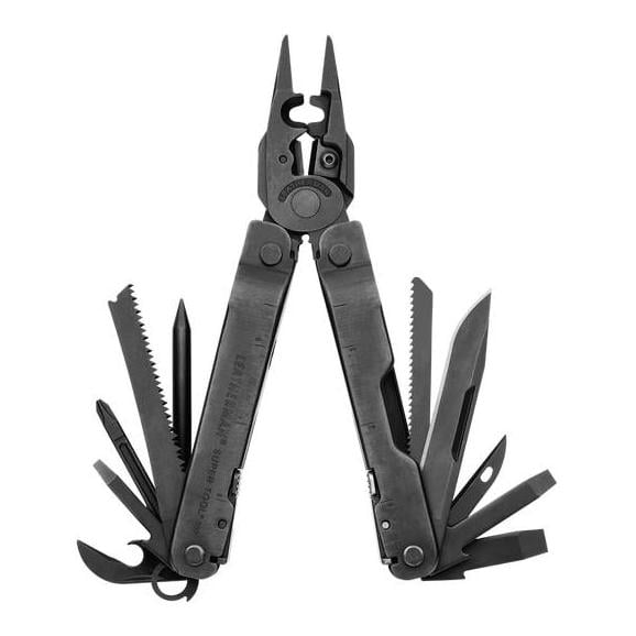 Image of Leatherman SUPER TOOL 300 EOD mit schwarzem Molle Holster - Schwarz - Silber - bei Hauptner.ch