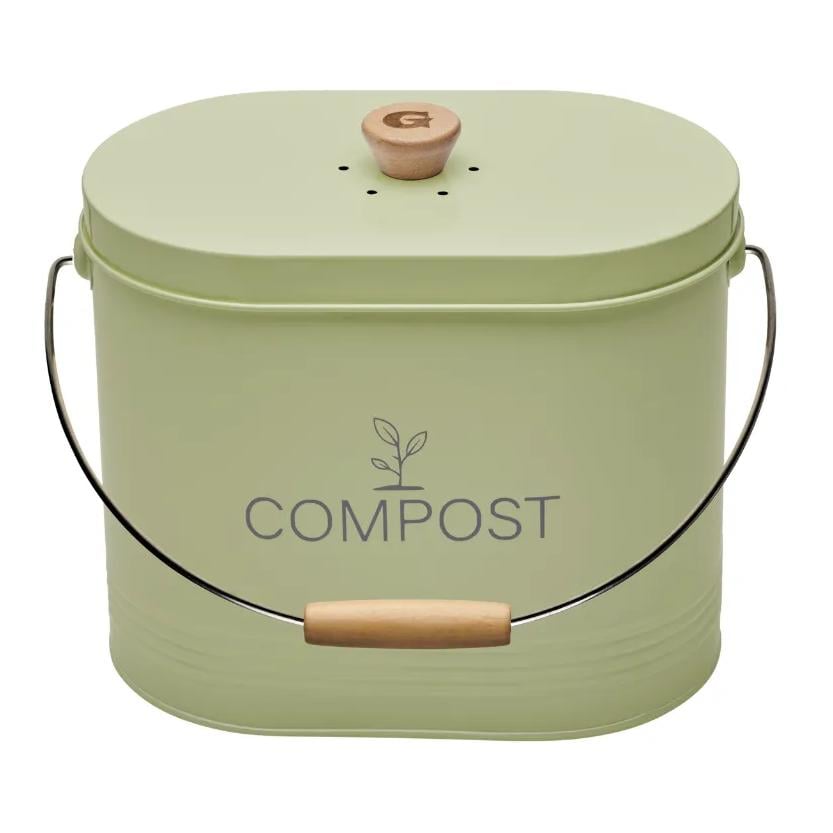 Ovaler-Komposteimer - mit Filter