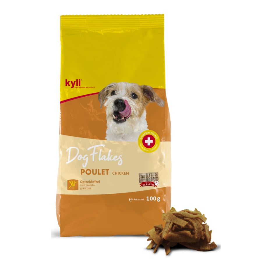 Image of Kyli Hundeleckerli DogFlakes Poulet - Gelb/Orange - bei Hauptner.ch