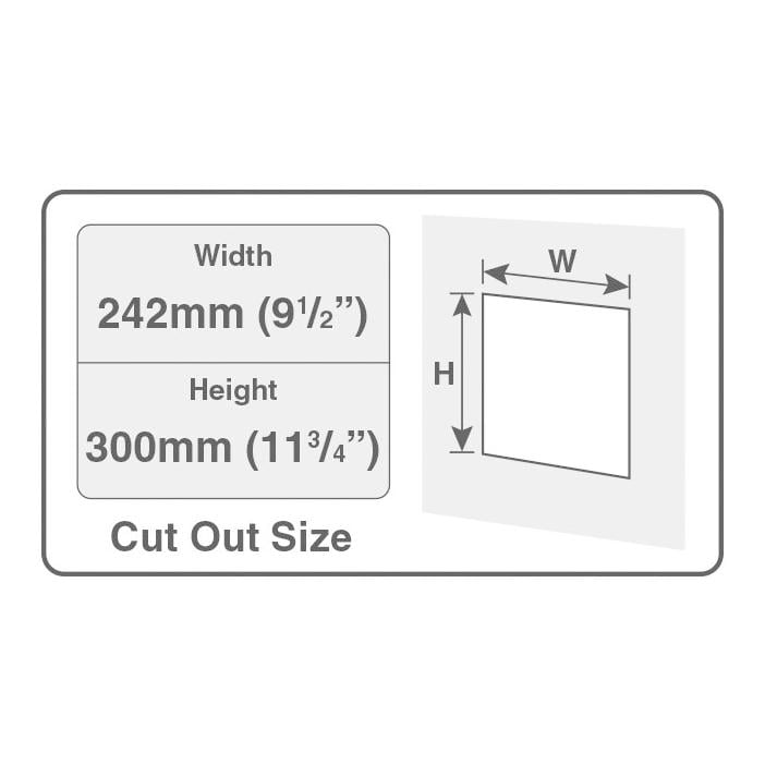 2-Wege Hundetüre - weiss