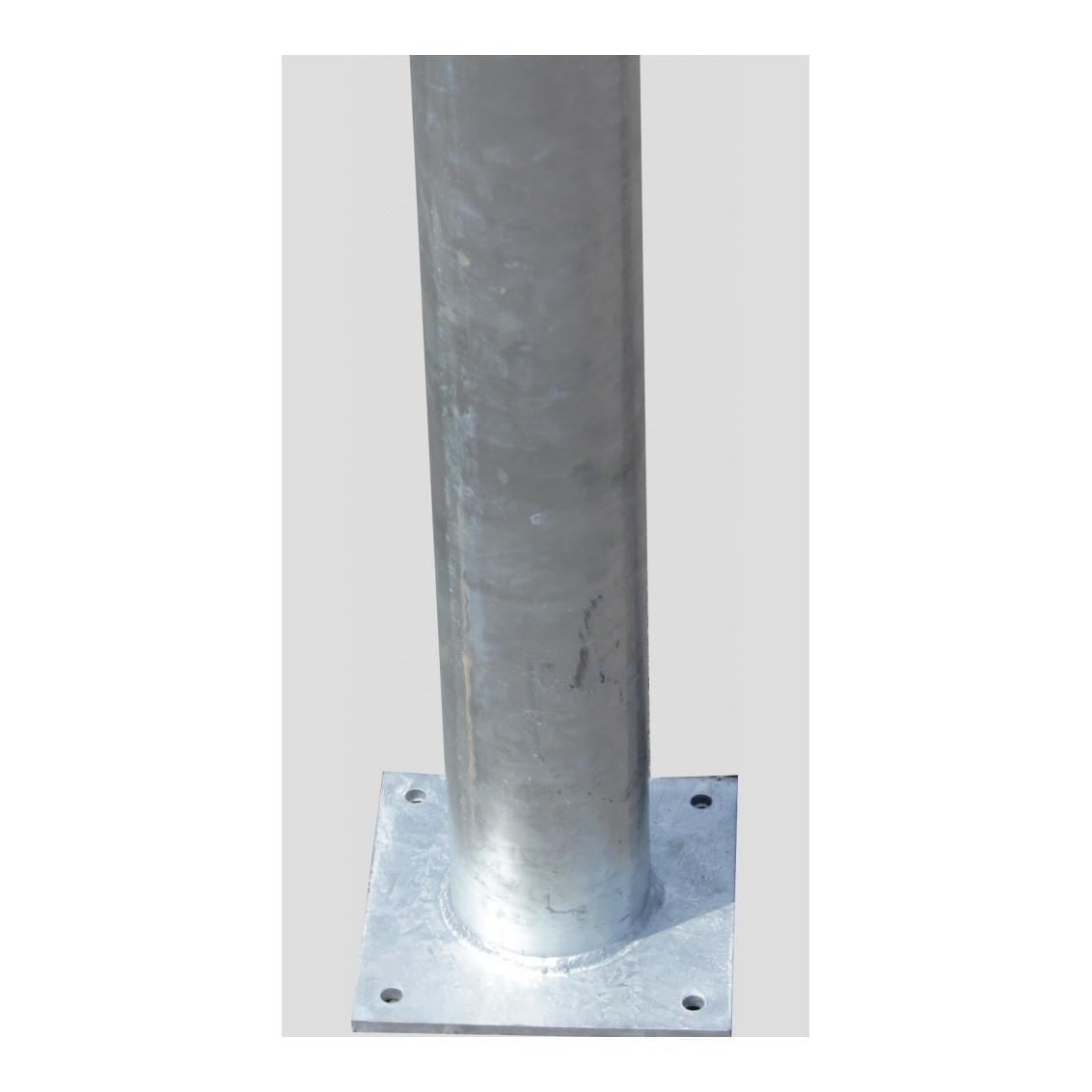 Equip Horse Anbindepfosten mit Bodenbefestigungsplatte - verzinkt