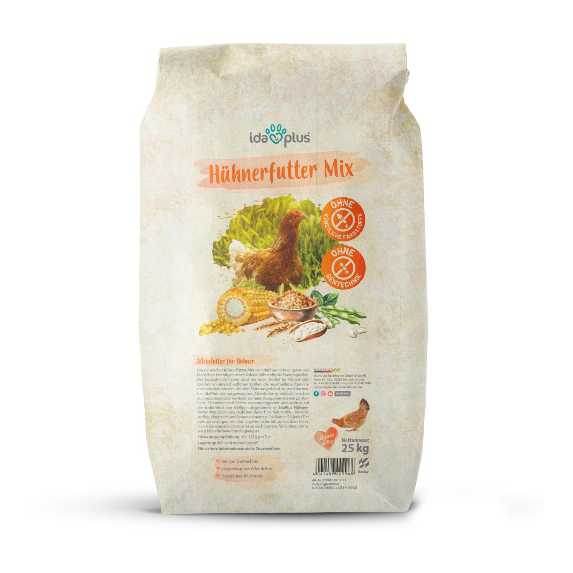 Hühnerfutter Mix - Ausgewogenes Alleinfutter - Ganzjahresmischung