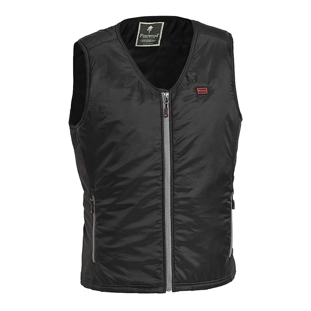 Heizweste - schwarz/grau