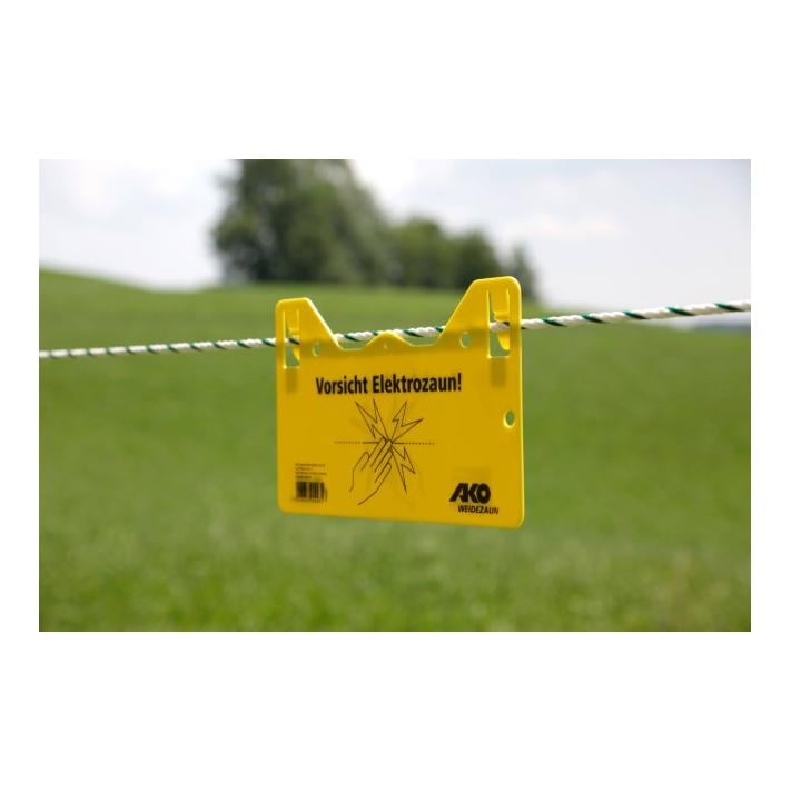 Warnschild – Vorsicht Elektrozaun!