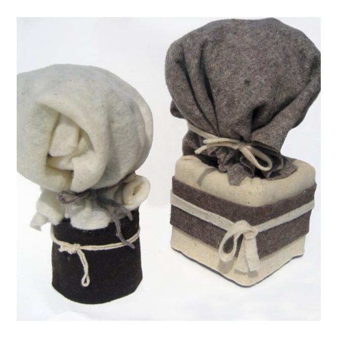 Kälteschutzmatte aus Schafwoll-Filz