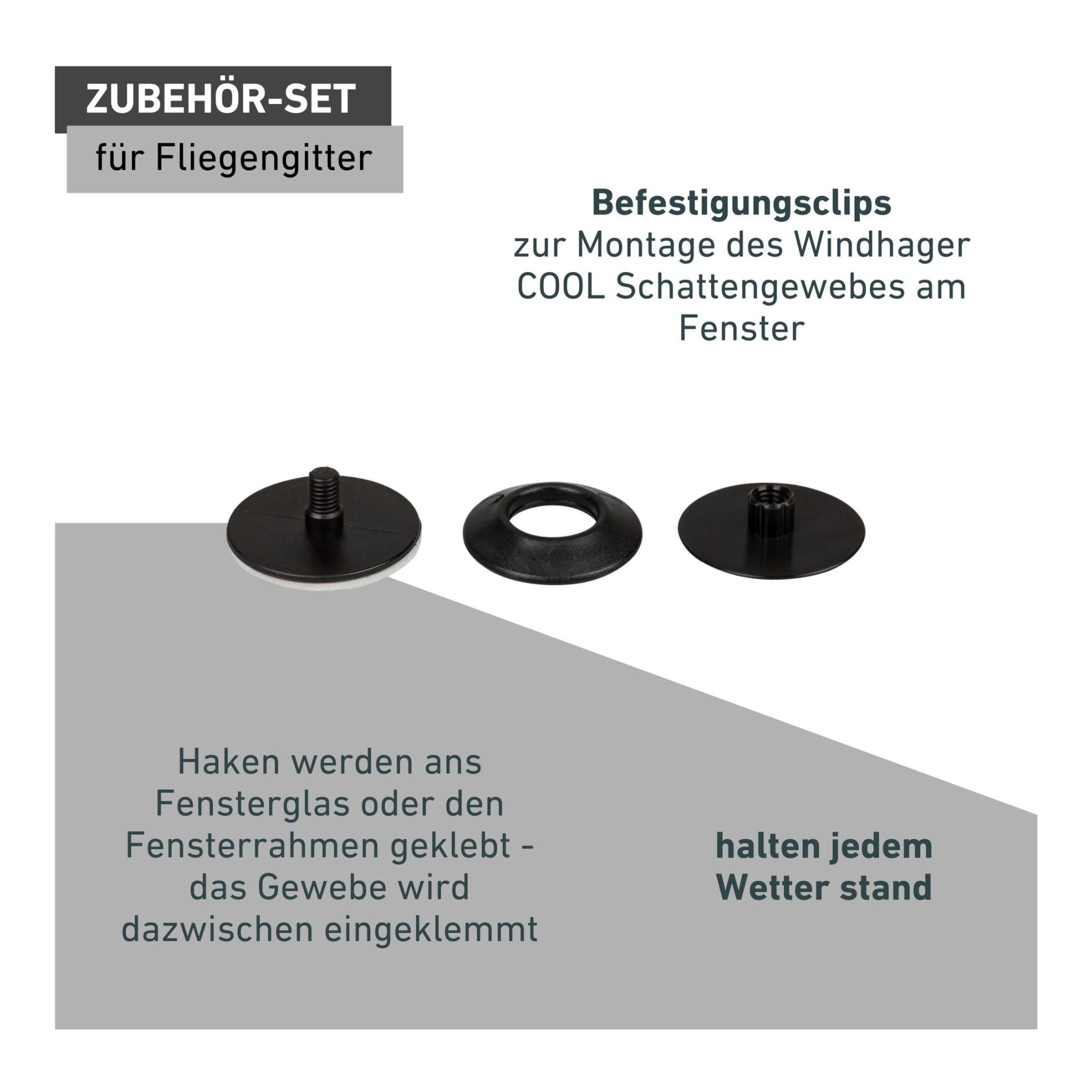 Windhager Zubehör Montage-Klebehaken zu Hitzeschutz