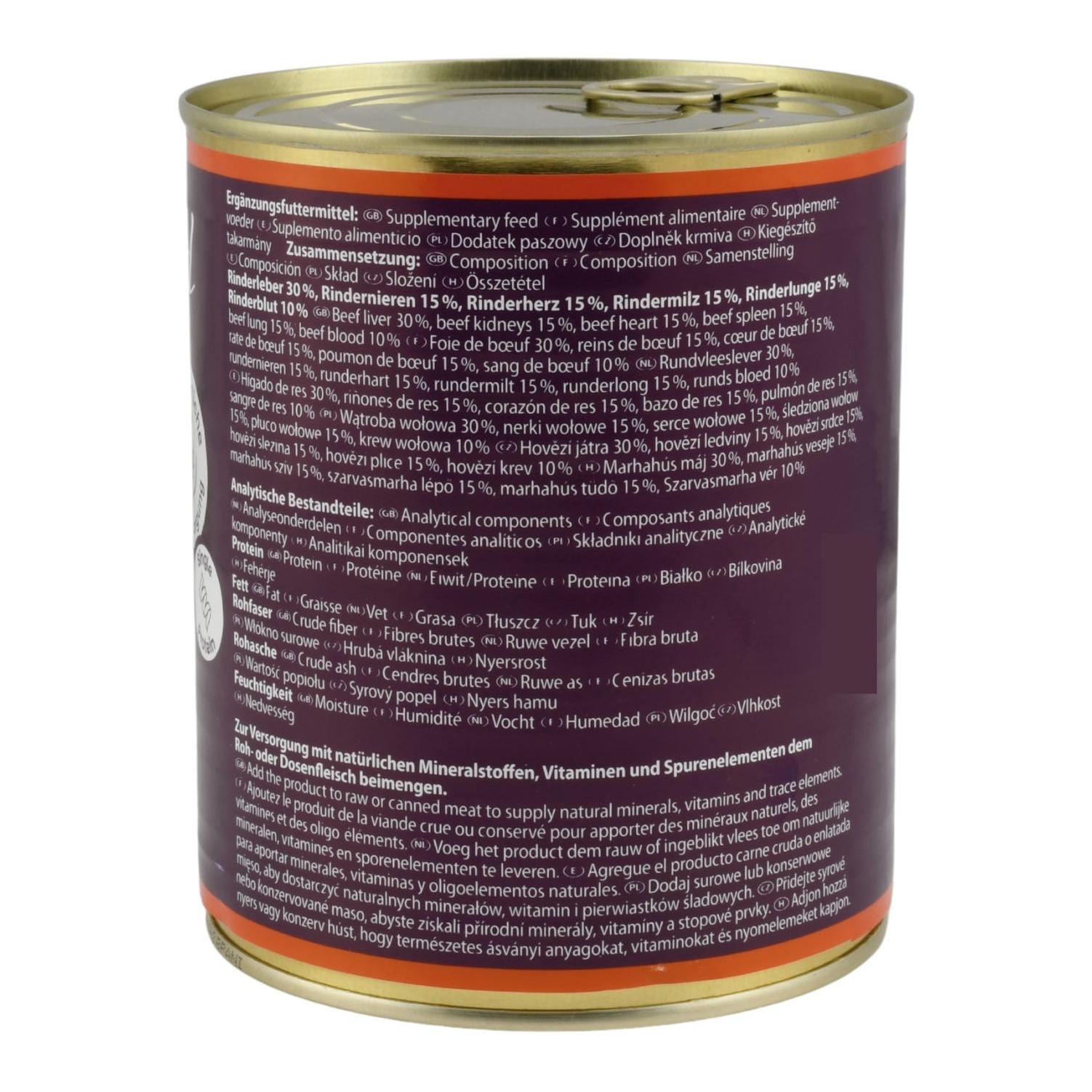 Rind Innereien Plus für Hunde und Katzen