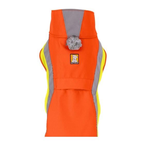 Lumenglow™ Hi-Viz Jacket Hundejacke - blaze orange
