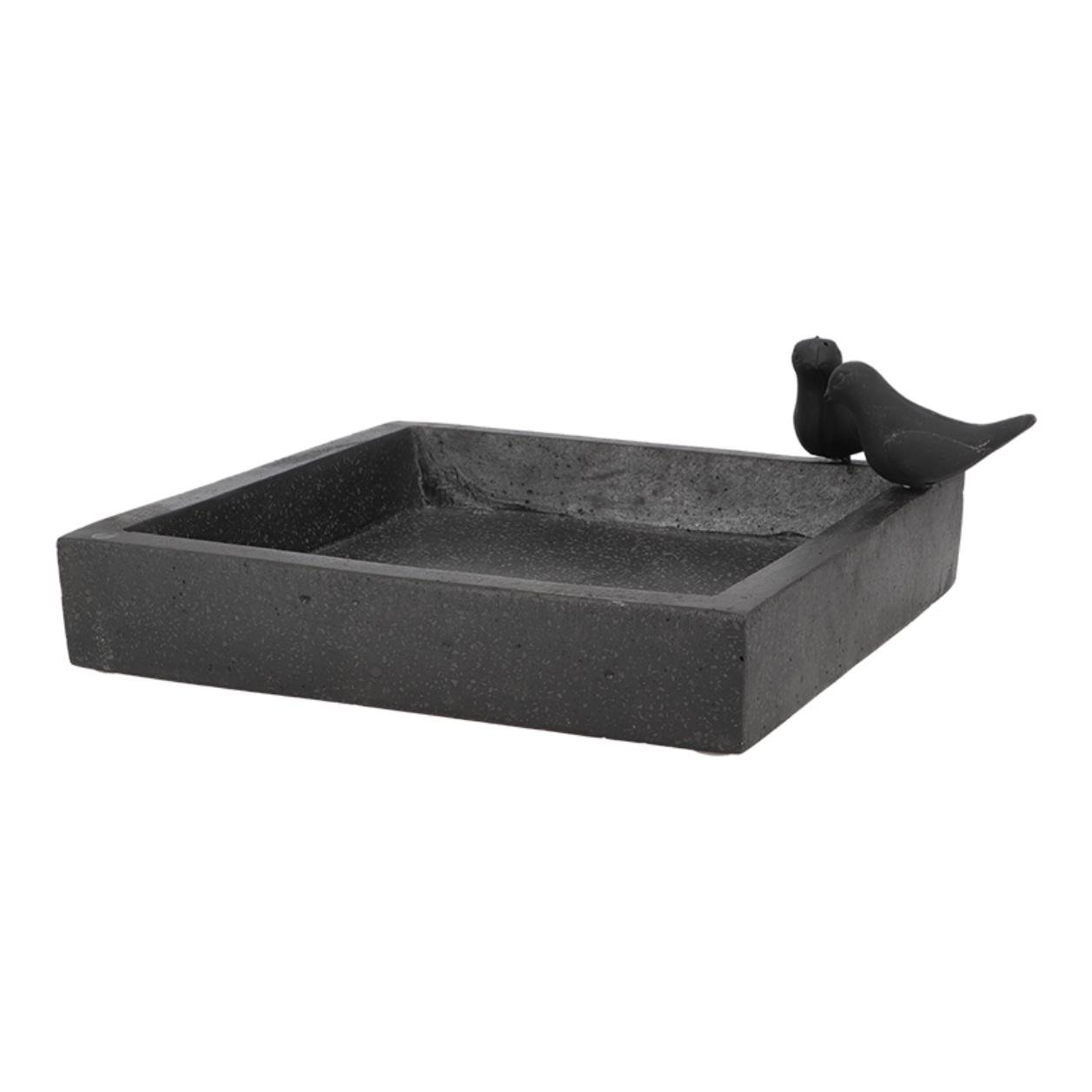 Vogeltränke Terrazzo quadratisch
