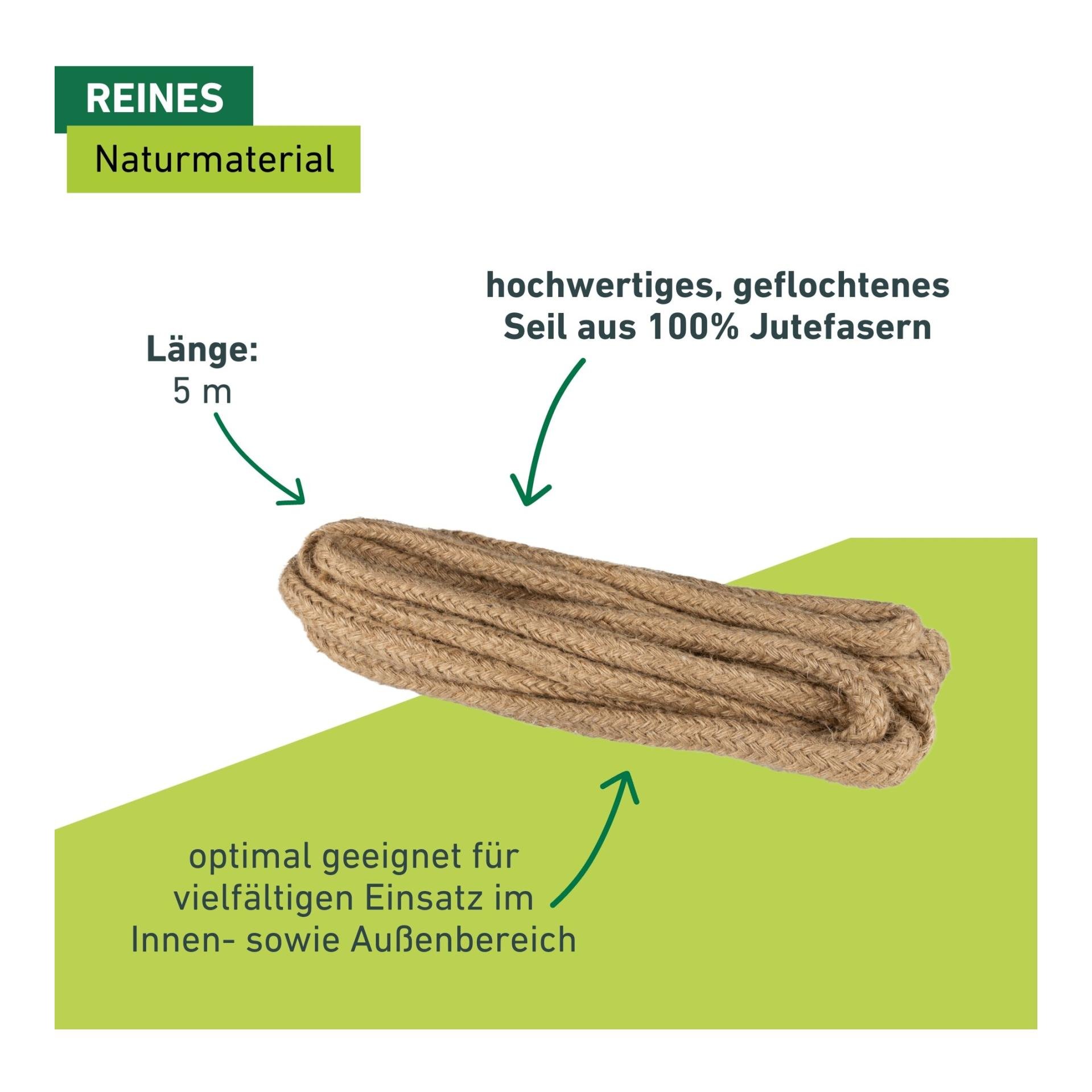 Windhager greenLine ÖKO-Jute-Strick Baum-Anbinder