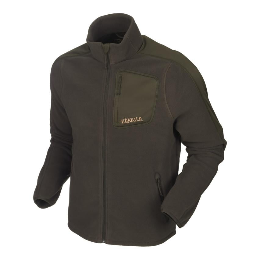 Image of Härkila Venjan Fleecejacke - Shadow Brown/Willow green - Willow Green/Shadow Brown - bei Hauptner.ch