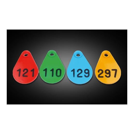 Nr.(132-142) Markierungsschilder nummeriert 