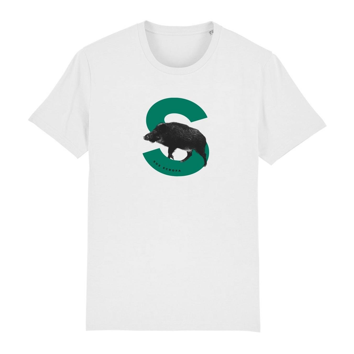 Sus Scrofa Big5 Unisex T-Shirt – weiss