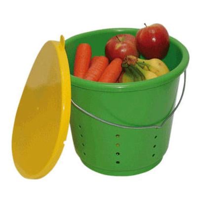 Seau à pain / carottes / pommes 