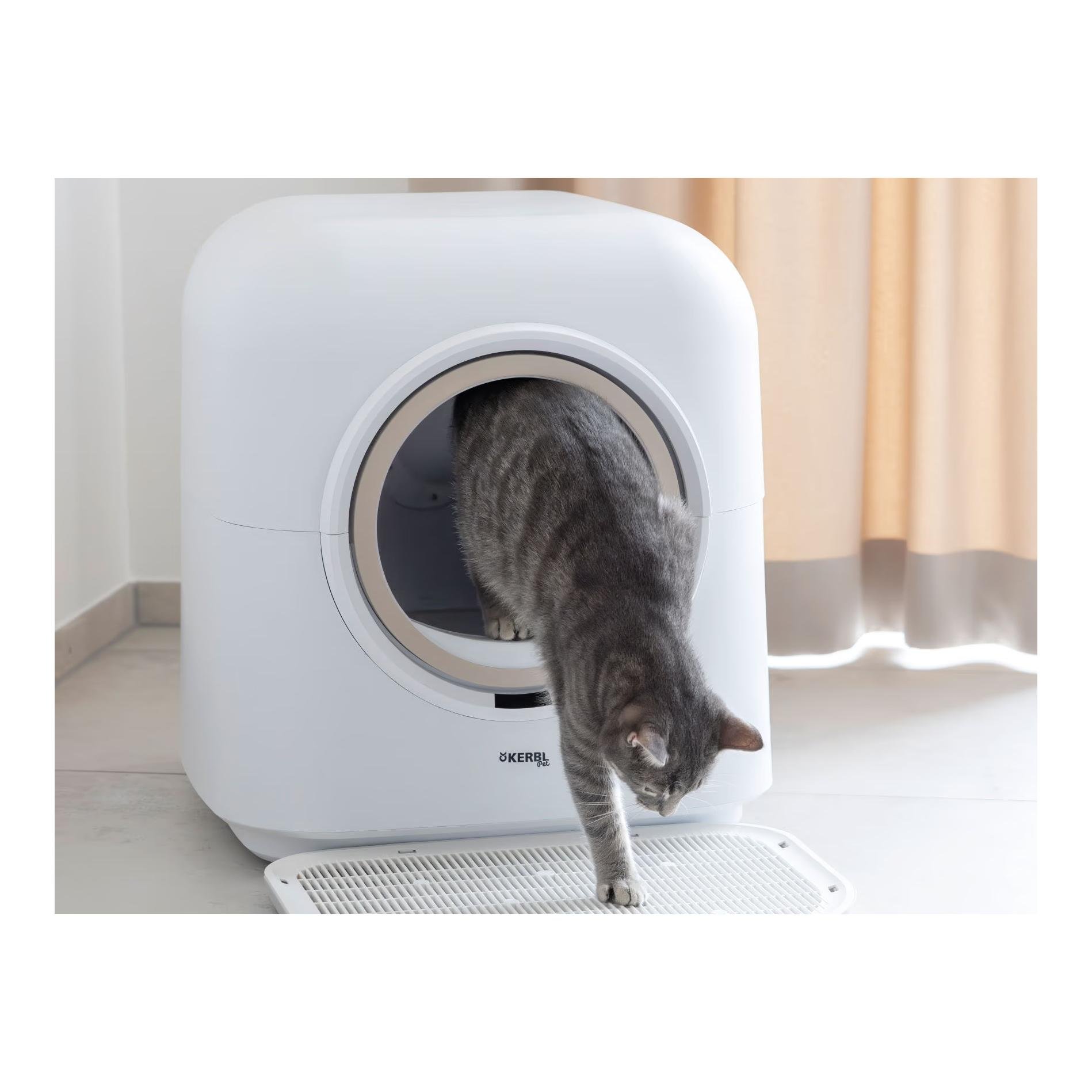 Kerbl Pet Maison de toilette pour chats Smart, auto-nettoyante