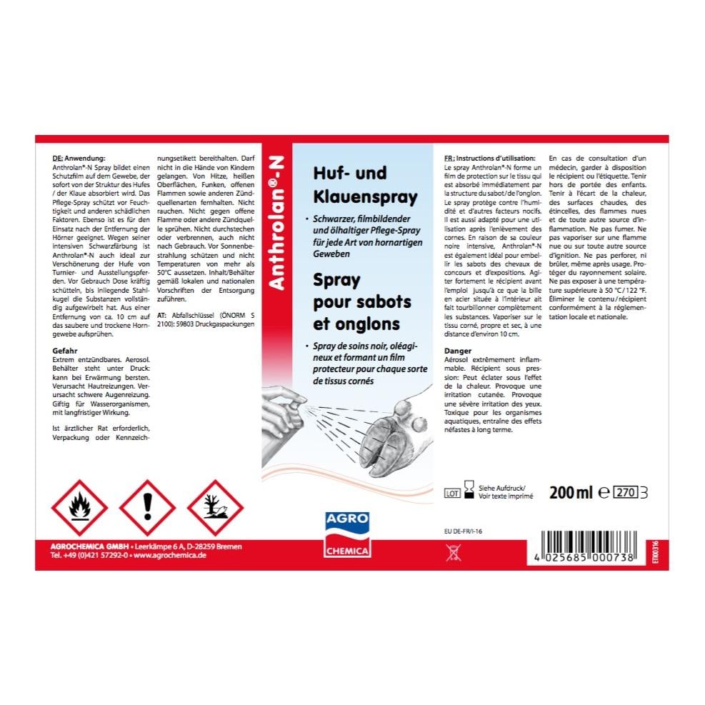 Spray pour sabots Anthrolan-N